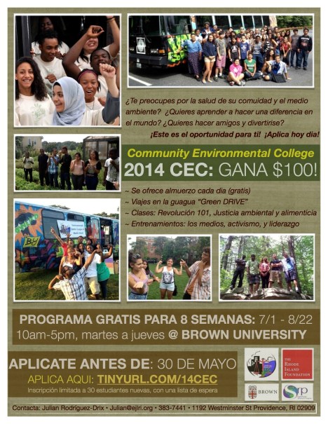 2014 CEC flyer spanish